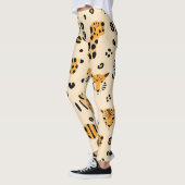 Leopard Heads Pattern Leggings (Links)