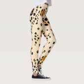 Leopard Heads Pattern Leggings (Rechts)