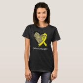 Leopard Heart Craniofacial Acceptance Awareness Ye T-Shirt (Vorne ganz)