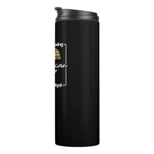 Leopard Heart Lash Tech Thermosbecher (Nach rechts gedreht)