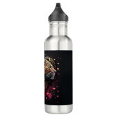 Leopard Heart Love Graffiti Art                    Edelstahlflasche (Rechts)
