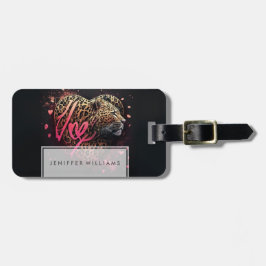 Leopard Heart Love Graffiti Art                    Gepäckanhänger