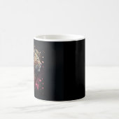 Leopard Heart Love Graffiti-Kunst Kaffeetasse (Mittel)