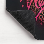 Leopard Heart Love Graffiti-Kunst                  Mousepad (Ecke)