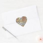 Leopard Heart Sticker (Umschlag)