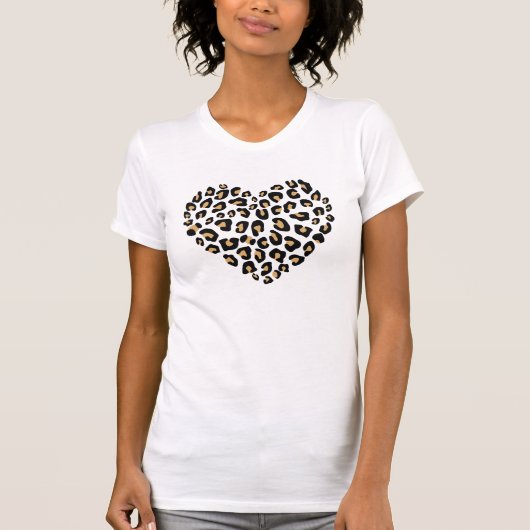 Leopard heart T-Shirt (Vorderseite)