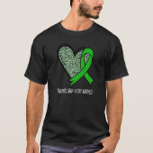 Leopard Heart Traumatic Brain Injury Awareness Gre T-Shirt (Vorderseite)