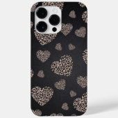 Leopard Hearts Case-Mate iPhone Hülle (Rückseite)