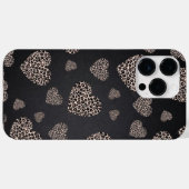 Leopard Hearts Case-Mate iPhone Hülle (Rückseite (Horizontal))