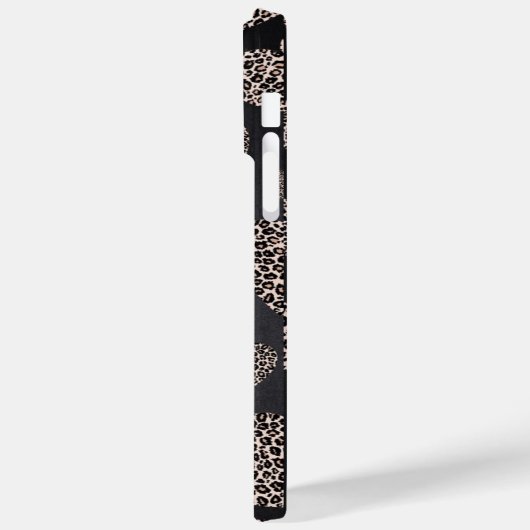 Leopard Hearts Case-Mate iPhone Hülle (Rückseite / Links)