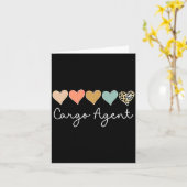 Leopard Hearts Matching Valentines Day For Cargo  Karte (Gelbe Blume)