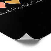 Leopard Hearts Valentine's Day For Mental Health C Poster (Ecke)