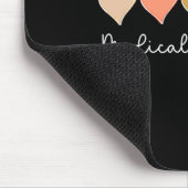 Leopard Hearts Valentines Day For Team Medical As Mousepad (Ecke)