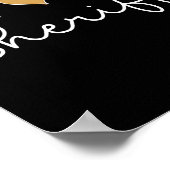 Leopard Hearts Valentines Day For Team Sheriff Va Poster (Ecke)