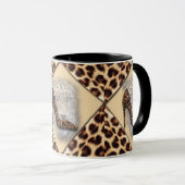 Leopard High Heel & Face Design Tasse (VorderseiteRechts)