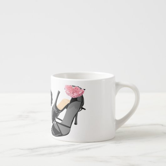 Leopard High Heel & Rose Tasse (Rechts)
