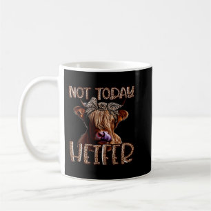 Leopard Highland Cow noch nicht Heifer Western Far Kaffeetasse