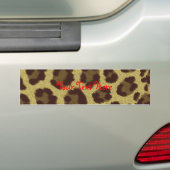 Leopard-Hintergrund Autoaufkleber (Auf Auto)