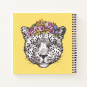 Leopard Hippie Chic Notizblock (Rückseite)