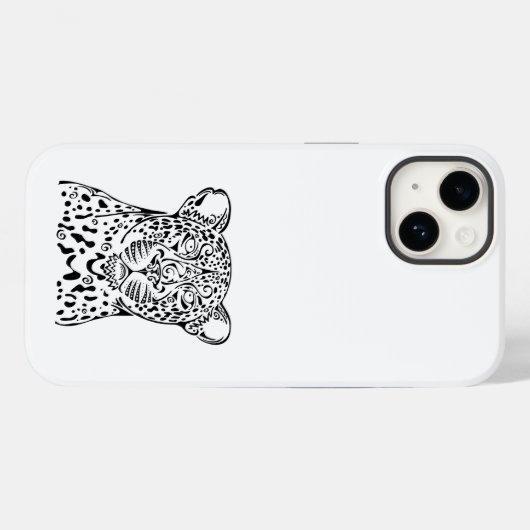 Leopard "Hosana" Design Case-Mate iPhone Hülle (Rückseite (Horizontal))
