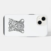 Leopard "Hosana" Design iPhone Hülle (Rückseite (Horizontal))