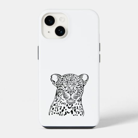 Leopard "Hosana" Design iPhone Hülle (Rückseite)