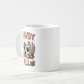 Leopard Howdy Fall Western Pumpkin Herbst Fall als Kaffeetasse (Vorderseite Links)