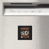 Leopard Howdy Fall Western Pumpkin Herbst Fall als Magnet (In Situ (Geschirrspüler))