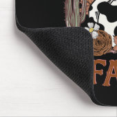 Leopard Howdy Fall Western Pumpkin Herbst Fall als Mousepad (Ecke)