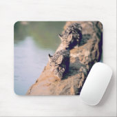 Leopard-Hubs auf log Mousepad (Mit Mouse)