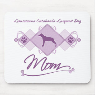 Leopard-HundeMama Louisianas Catahoula Mousepad