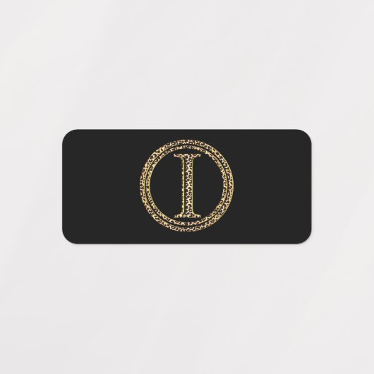 Leopard I Etiketten (Design 2)