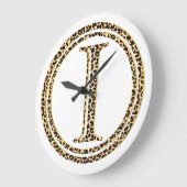 Leopard I Große Wanduhr (Winkel)