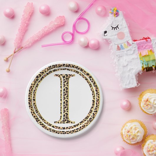 Leopard I Pappteller (Party)