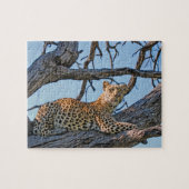 Leopard im Baum Puzzle (Horizontal)