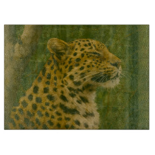Leopard im Heiligtum Schneidebrett