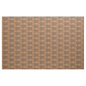 Leopard im orangefarbenen und braunen Hintergrund Stoff (Yard (91,4 cm))