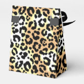 Leopard Imitate Foil Favor Box Geschenkschachtel (Rückseite)
