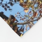 Leopard in einem Baum in Afrika Fleecedecke (Ecke)