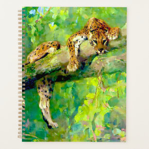 Leopard in einem Baum von Arthur Wardle Planer