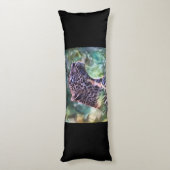 Leopard in einem sonnigen Dschungel Seitenschläferkissen (Rückseite (Vertikal))