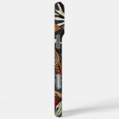 Leopard in farbenfroher Berglandschaft Case-Mate iPhone Hülle (Rückseite / Rechts)