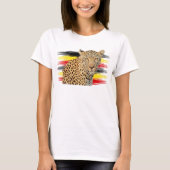 Leopard Inspiriert Tshirt (Vorderseite)