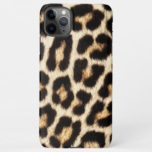 Leopard iPhone 11 Pro MaxSlim Gehäuse, Glossy Hülle (Rückseite)