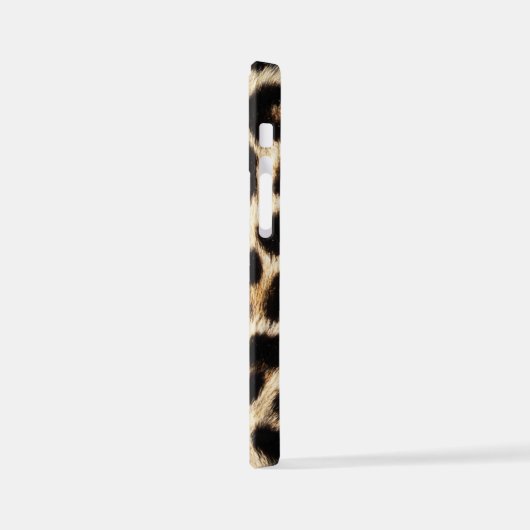 Leopard iPhone 12 MiniSlim Gehäuse, Glossy Hülle (Linke Seite)