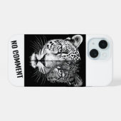 Leopard iPhone 15 Hülle (Rückseite (Horizontal))