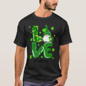 Leopard Irish Green Kariert Electrical Gnome St Pa T-Shirt (Vorderseite)