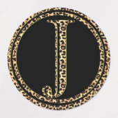 Leopard J Etiketten (Design 1)