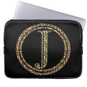 Leopard J Laptopschutzhülle (Vorderseite)