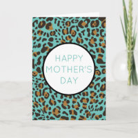 Leopard Jaguar Animal Print Mother Day Holiday